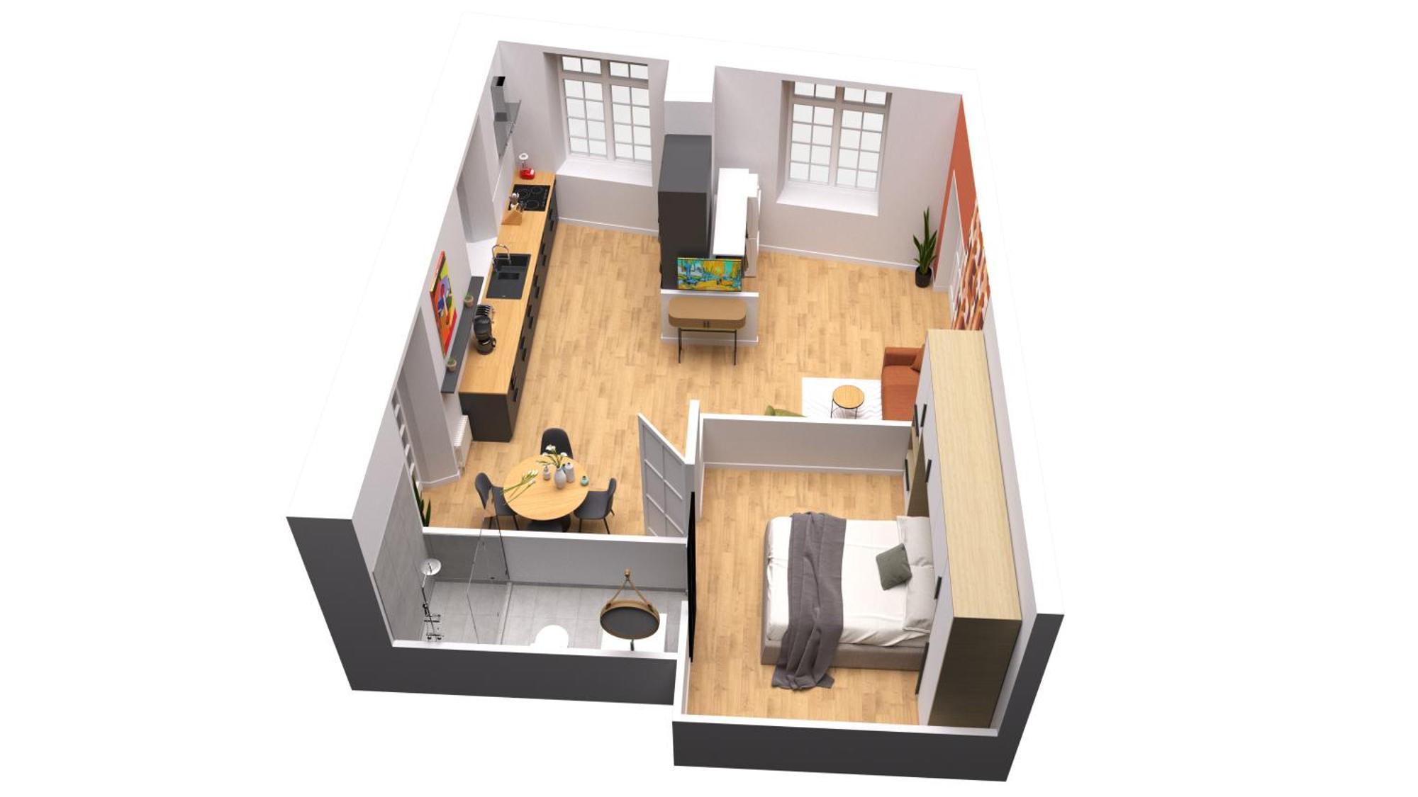 Mm Suites Loft Cathedrale Ρενς Δωμάτιο φωτογραφία
